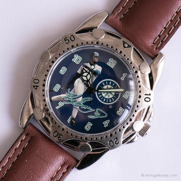 Mariners Watch Style Vintage Seattle Mariners Memorabilia Watch | Baseball Fan Gift Watch ...
