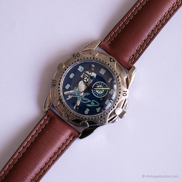 Mariners Watch Style Vintage Seattle Mariners Memorabilia Watch | Baseball Fan Gift Watch ...