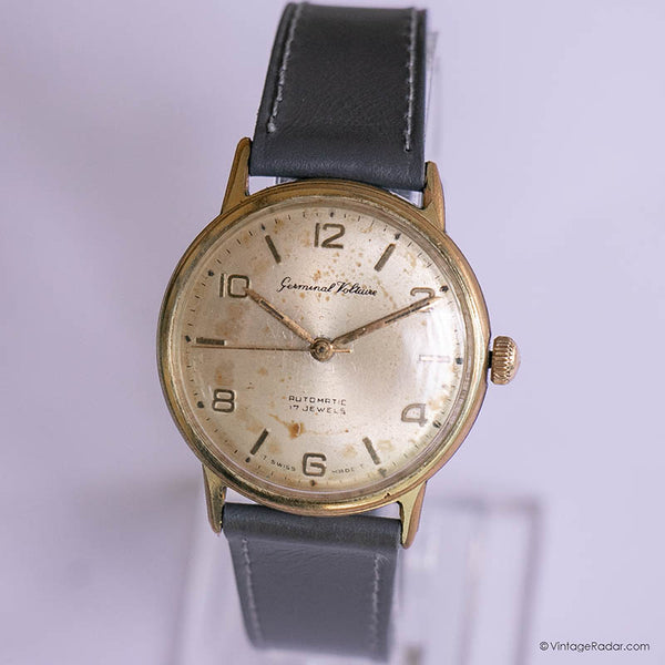 Germinal Voltaire 17 Jewels automatique montre | Les années 1970 sont des montres rares