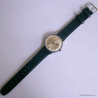 Vintage Caravelle by Bulova Mechanical Watch for Men with Navy Strap