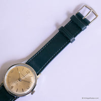 Vintage Caravelle by Bulova Mechanical Watch for Men with Navy Strap