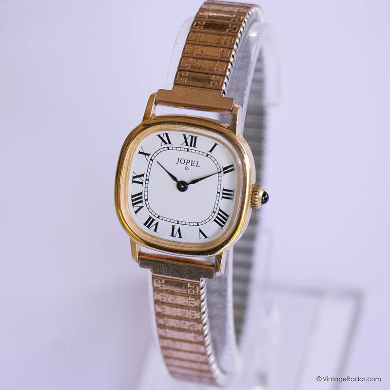 JOPEL Gold-Tone Vintage Mechanical Watch | Luxury Ladies Watch ...