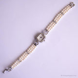 Vintage elegante Gruen Mini reloj | Vestido de cristales reloj para mujeres