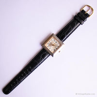 Vintage Rectangular Embassy Watch | Roman Numerals Dial Watch for Her