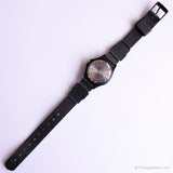 Vintage Black Sports Uhr von Gruen | Casual Date Uhr für Frauen