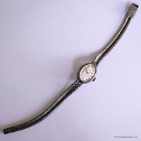 Anticicocos de tono de plata astral mecánico reloj | Damas vintage reloj
