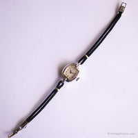 Vintage pequeño Gruen Mecánico reloj | Tono plateado retro reloj para ella