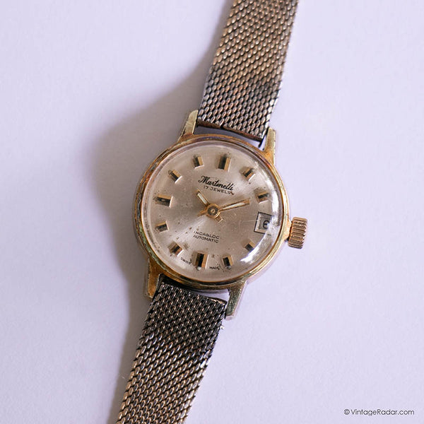 Vintage 17 Jewels Martinelli Automatic Watch for Women Swiss-made