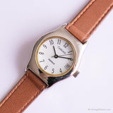 Carriage Vintage Indiglo Fecha reloj | Oficina retro reloj para damas