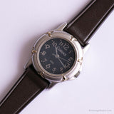 Vintage Black Dial Watch by Carriage | Casual Analog Dial Quartz Watch