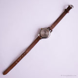 Carriage de dos tonos vintage indiglo reloj | Análogo elegante reloj para ella
