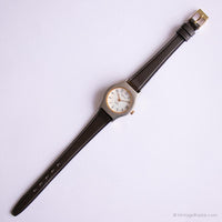 Vintage Retro Carriage Indiglo Watch | Casual Two-tone Watch for Women