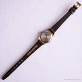 Vintage Retro Carriage Indiglo reloj | Dos tonos informales reloj para mujeres