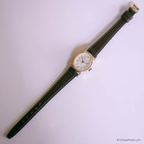 Gold-Tone Vintage Jean Paul Mechanical Watch for Ladies Oval Case