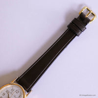 Gold-Tone Vintage Jean Paul Mechanical Watch for Ladies Oval Case