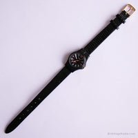 Vintage Black Timex Sports Watch | Timex Q 24H Dial Watch for Women