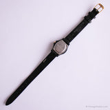 Nero vintage Timex Orologio sportivo | Timex Q 24h comporre orologio per le donne