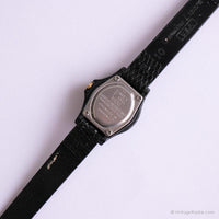 Negro vintage Timex Deportes reloj | Timex Q 24H Dial reloj para mujeres