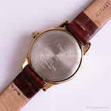 Ancien Timex CR 1216 Cell montre | Cadran perlé-or montre pour elle