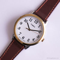 Vintage bicolore Timex CR1216 Cell montre | Analogique décontractée montre pour elle