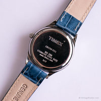 Antiguo Timex Célula CR1216 reloj | Correa azul reloj para damas
