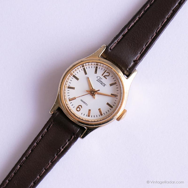 Tiny Vintage Gold-tone Timex Watch for Her | Timex CR 1216 CELL K9 Watch