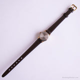 Pequeño tono de oro vintage Timex reloj para ella | Timex CR 1216 Cell K9 reloj
