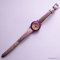 Cute Purple Seiko Winnie The Pooh Disney Watch for Kids Vintage