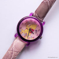 Cute Purple Seiko Winnie The Pooh Disney Watch for Kids Vintage