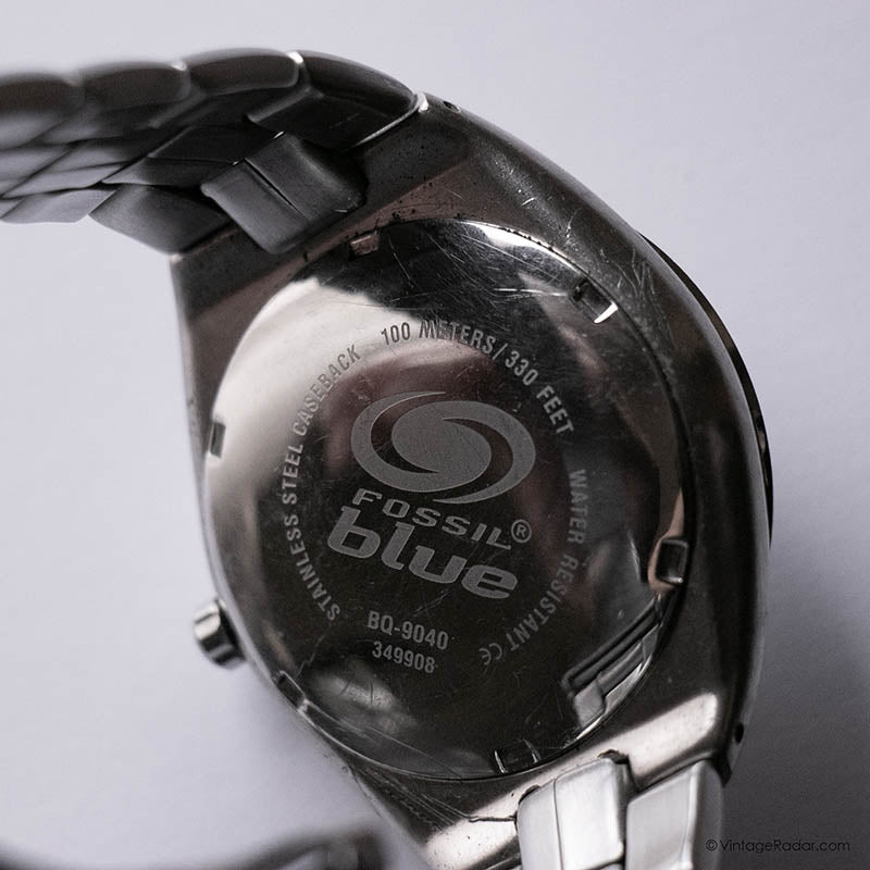 Water Resistant Reloj Fossil Blue 100 Meters 330 Feet Precio