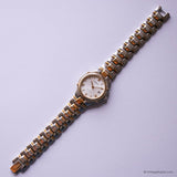 Vintage Two-tone Fossil Watch for Her | Vintage Fossil Arkitekt Watch