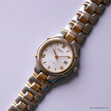 Vintage Two-tone Fossil Watch for Her | Vintage Fossil Arkitekt Watch