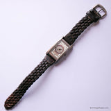 Vintage Rectangular Fossil Watch | Retro Fossil Quartz Watch