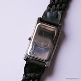 Vintage Rectangular Fossil Watch | Retro Fossil Quartz Watch