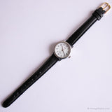 Antiguo Timex Fecha indiglo reloj | Oficina de plata reloj para mujeres