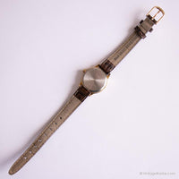 Tone d'or vintage Timex Quartz montre | Affichage de la date montre pour femme