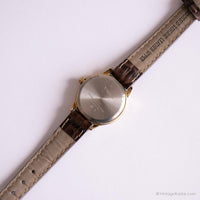 Vintage Gold-Ton Timex Quarz Uhr | Datumsanzeige Uhr für Frauen