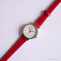 Vintage ▾ Timex 377 BA Cell A5 Watch | Orologio di moda con cinturino rosso per lei