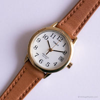 Cadran rond vintage Timex montre Pour les dames | Quartz abordable montre
