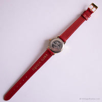 Vintage Chic Casual Wristwatch by Timex | Red Strap Timex CR 1216 CELL