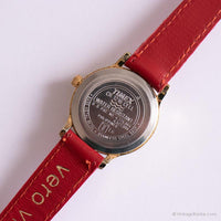 Orologio da polso casual chic vintage di Timex | Cinturino rosso Timex Cr 1216 cella