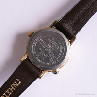 Cadran lumineux vintage montre par Timex | Quartz à tons d'or montre pour elle