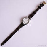 Vintage ▾ Timex Orologio di quarzo indiglo per donne | Orologio cinghia marrone