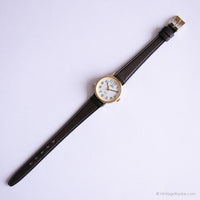 Tono de oro vintage Timex Indiglo reloj para ella | Esfera luminosa reloj