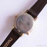 Vintage Gold-Ton Timex Indiglo Uhr für sie | Leuchtendes Zifferblatt Uhr
