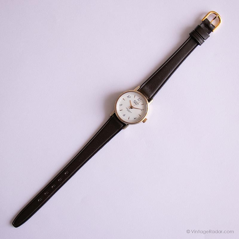 Vintage Minimalistic Acqua Indiglo Watch | Gold-tone Watch for Ladies ...