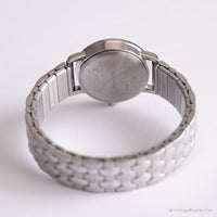 Orologio bracciale in acciaio vintage per carrozza | Orologio casual di tono d'argento per lei