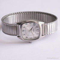 Vintage Rectangular Dial Watch by Carriage | Stainless Steel Watch