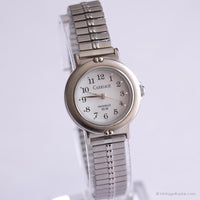 Vintage Round Dial Carriage Indiglo Watch | Steel Bracelet Watch