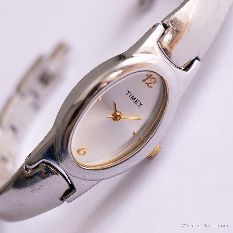 2020 Timex Elegance 35mm Women\'s Quartz Watch Silver Dial Fully Restored‎ Women main image 2